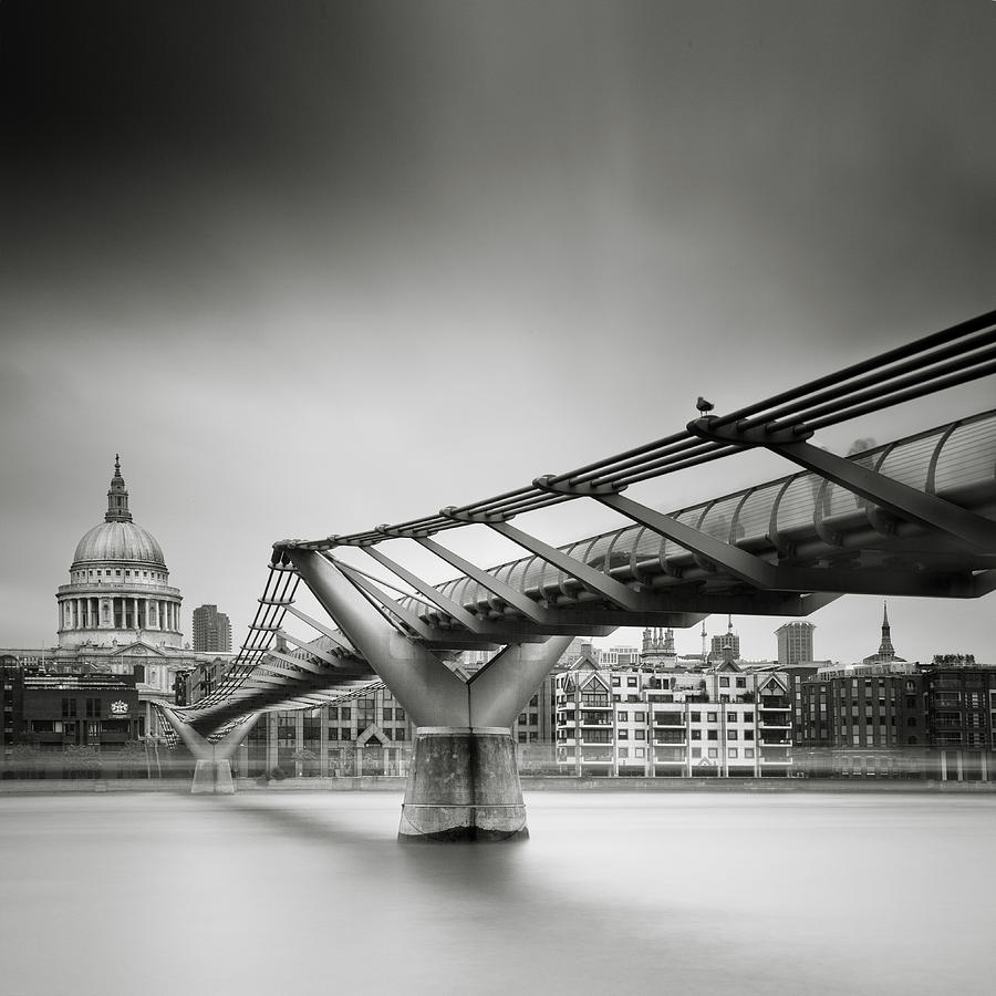 London Photograph - London Millenium Bridge by Nina Papiorek
