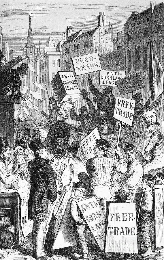 LONDON: PROTEST, 1840s Photograph by Granger