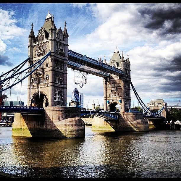 Abstract Photograph - #london #towerbridge #thames #bridge by Sam Davies-millar