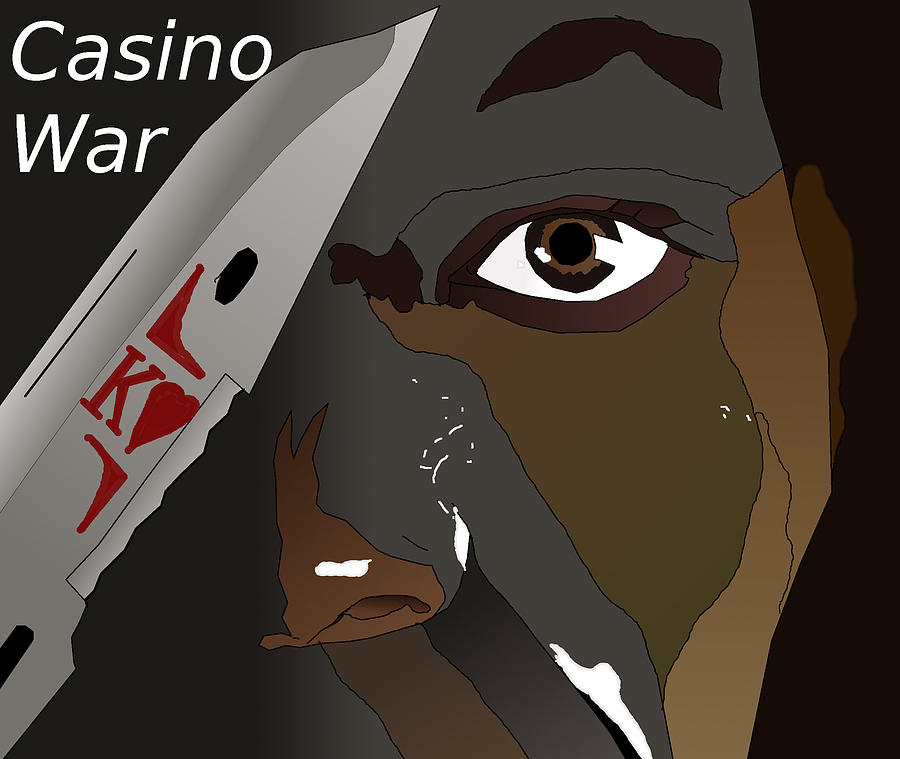 Knife Still Life Digital Art - Lone Soldier Casino War Propaganda by Casino Artist