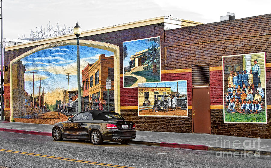 Old Town Santa Paula Mural Photograph by Jason Abando