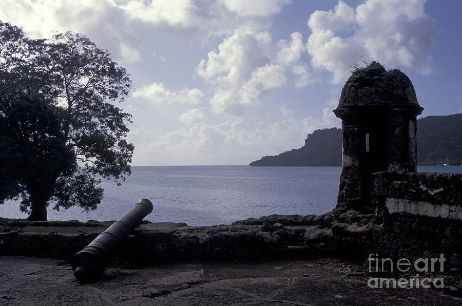 Panama Photograph - LONELY CANON Portobelo Panama by John  Mitchell