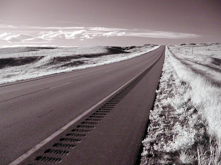 Lonely Highway Photograph by HW Kateley