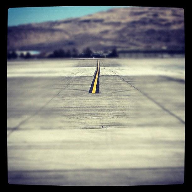 Airport Photograph - Long Is The Road And Hard by Erik Jorgensen