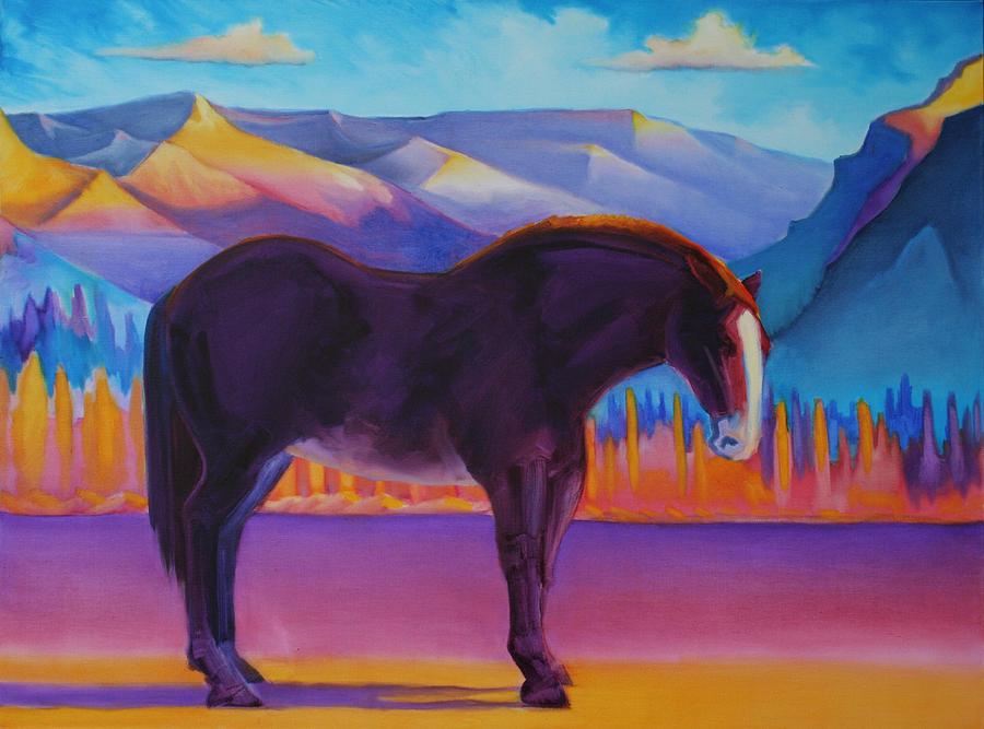 Long Light In The Mountains Painting by Gregg Caudell