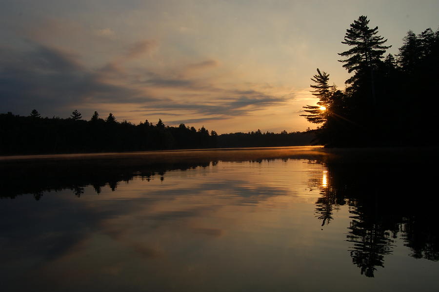 Long Pond Sunset Photograph by Peter DeFina