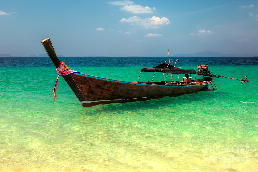 Longboat Thailand Photograph by Adrian Evans