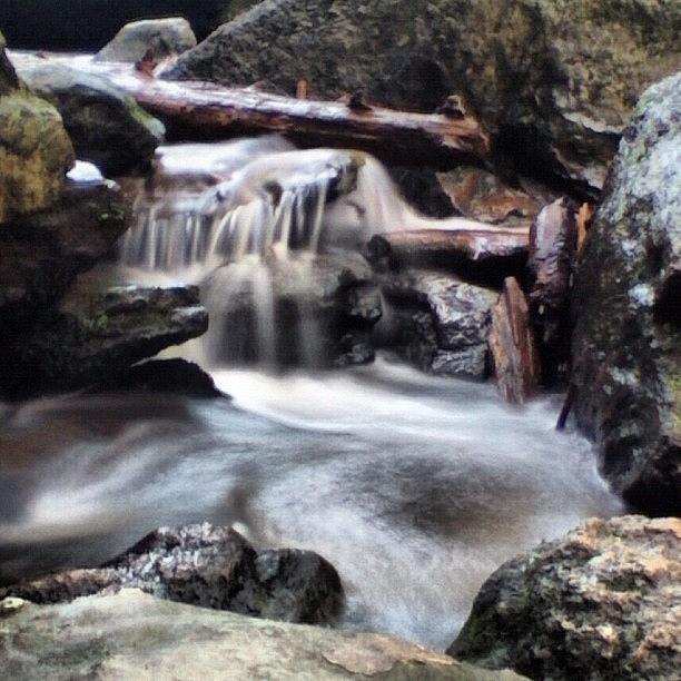 Mountain Photograph - #longexposure #waterfall by Charles Dowdy