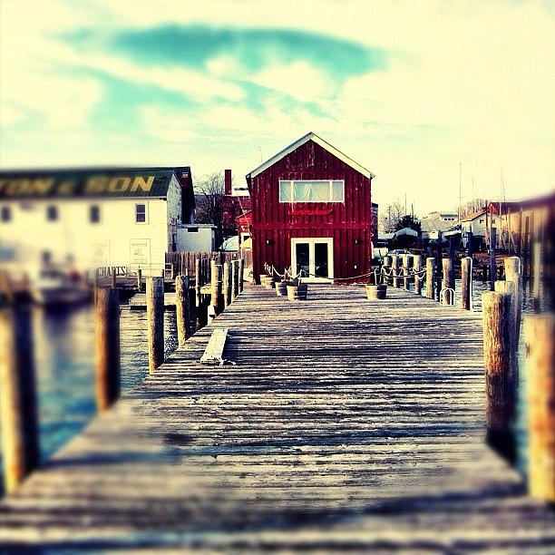 Boat Photograph - #longisland #love #greenport #barn #red by Jess Stanisic