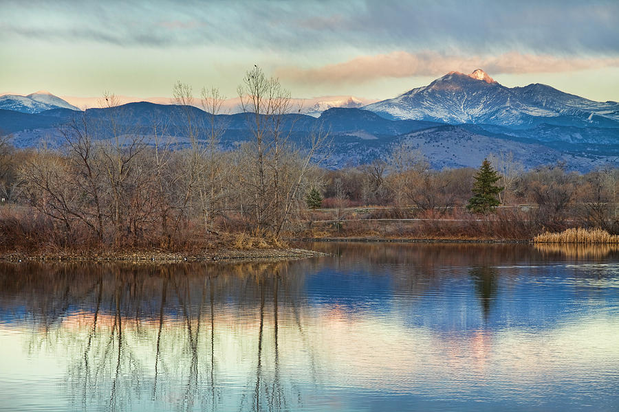 Longs Peak from Golden Ponds Photograph by James BO Insogna