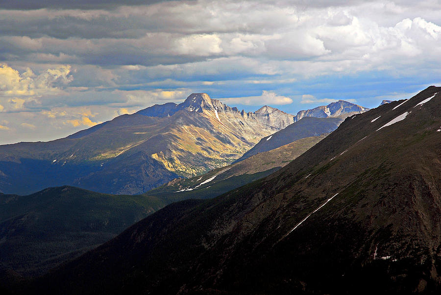 Longs Peak in Summer Photograph by Robert Meyers-Lussier