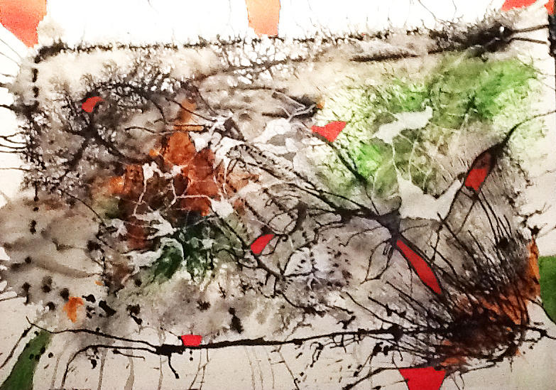 Abstract Painting - Looking For A Style by Graciela Scarlatto Abstract Painting - Looking For A Style by Graciela Scarlatto