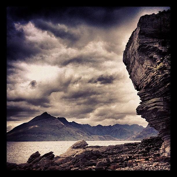 Mountain Photograph - Looking From Elgol To The Black by Robert Campbell