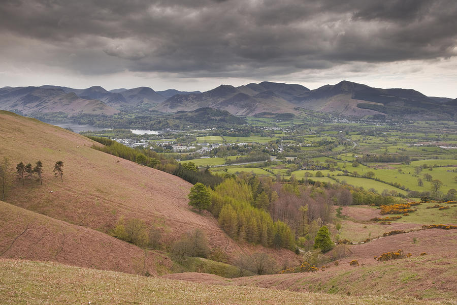 Looking Over Keswick From Latrigg Photograph by Julian Elliott Ethereal Light