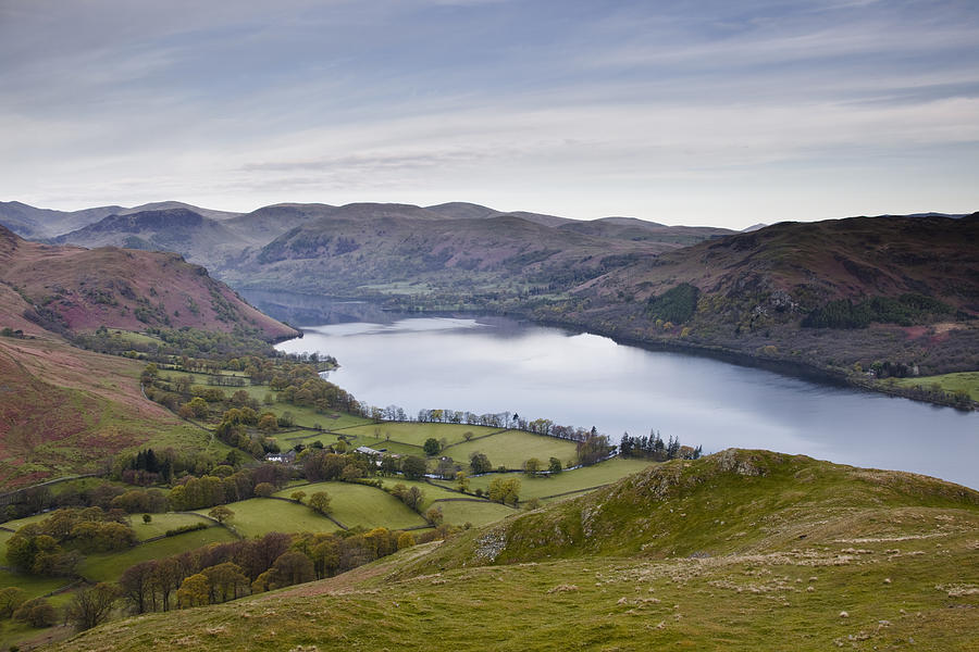 Looking Over Ullswater From Hallin Fell by Julian Elliott Ethereal Light