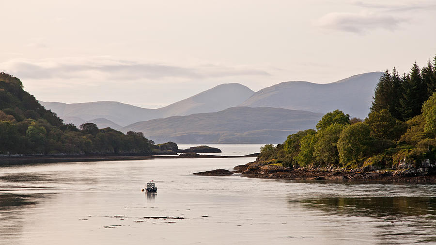 Looking to the Isle of Mull Photograph by Chris Thaxter