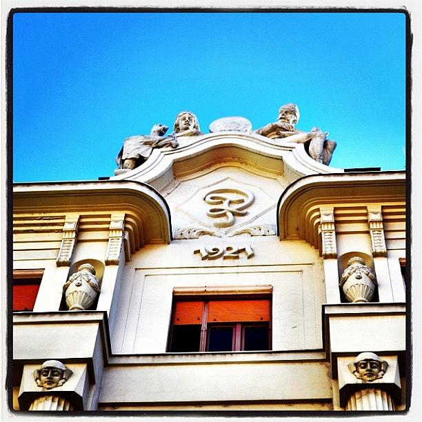 Architecture Photograph - Looking Up. #belgrade #serbia #srbija by Richard Randall