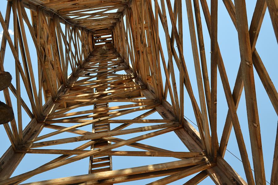 Looking Up The Derrick I Photograph by Bob Rowell