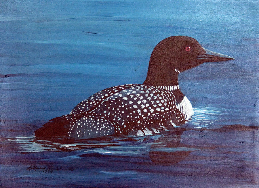 Loon Painting by Rose McIlrath