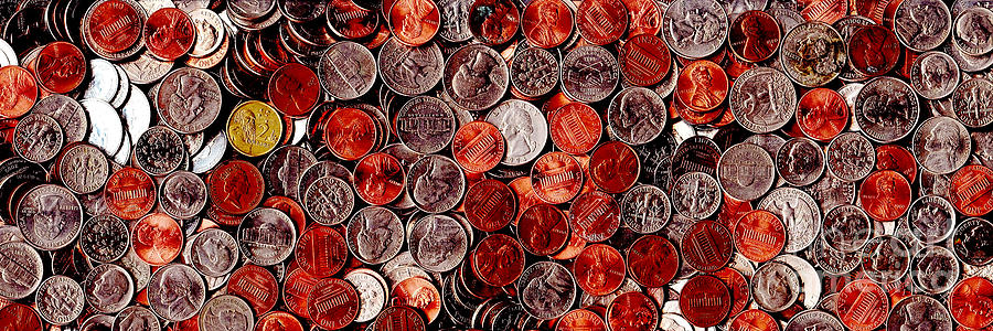 Loose Change . 3 to 1 Proportion Photograph by Wingsdomain Art and Photography