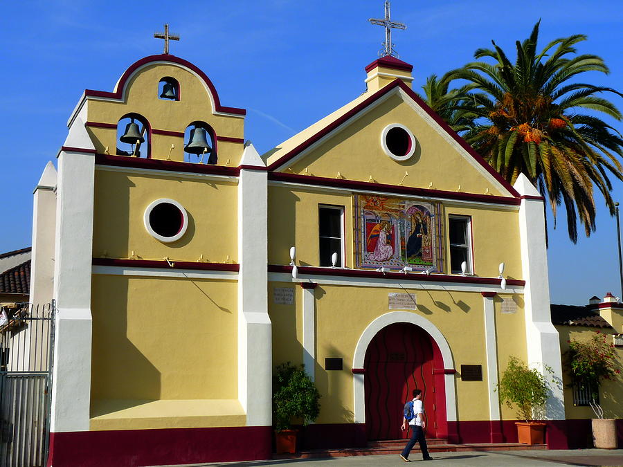 Los Angeles Catholic Church Photograph by Jeff Lowe