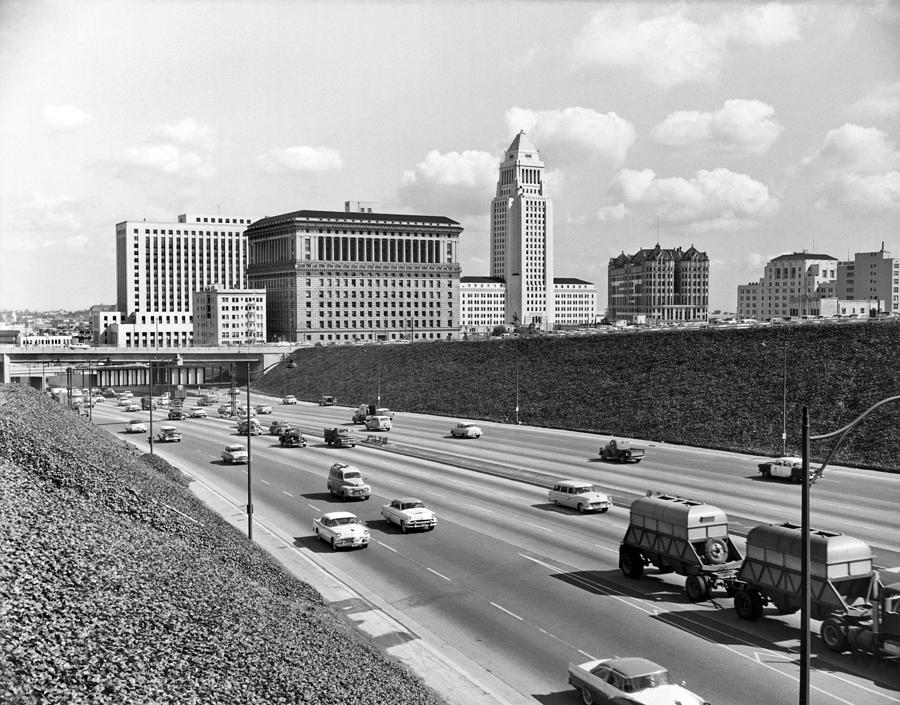 Los Angeles Photograph - Los Angeles In The 1950s by Underwood Archives