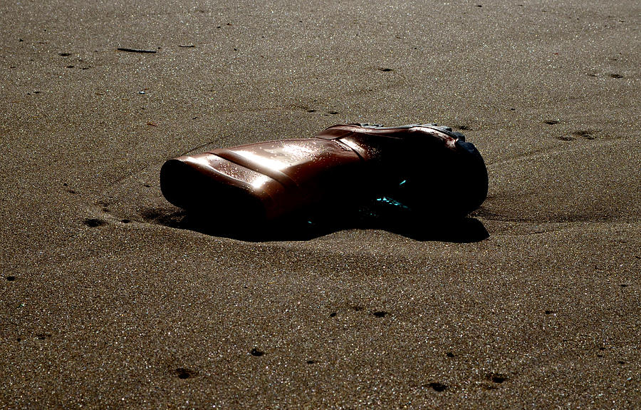 Beach Photograph - Lost by Barbara Walsh