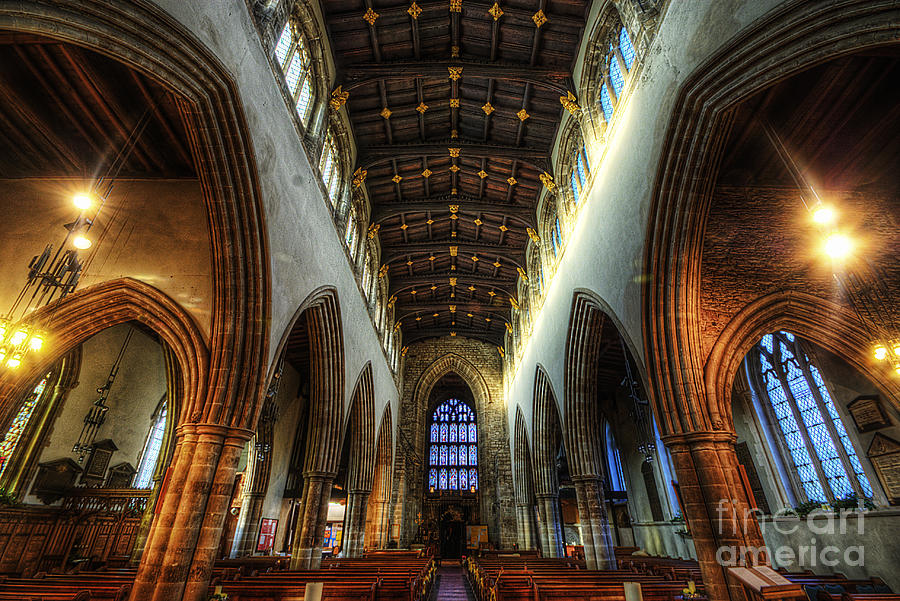 Loughborough Church Ceiling And Nave Photograph by Yhun Suarez