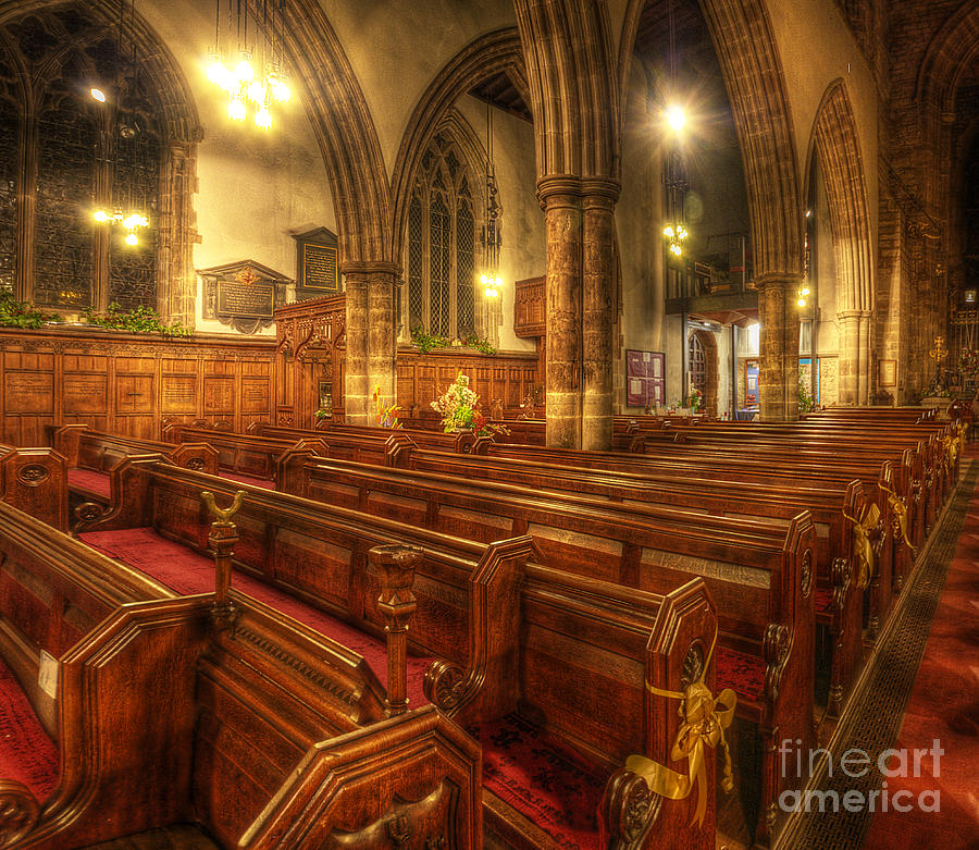 Loughborough Church Pews Photograph by Yhun Suarez