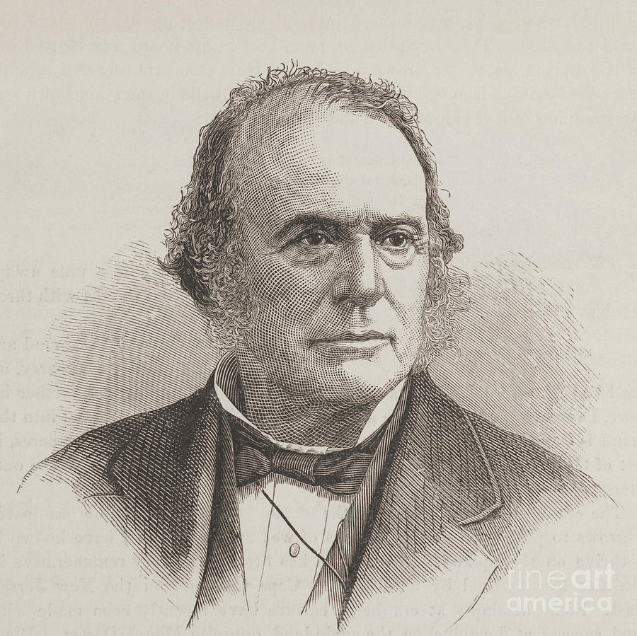 Louis Agassiz, Swiss-american Polymath Photograph by Science Source