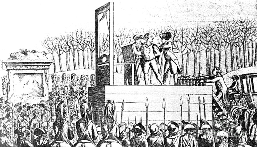 Louis Xvi, Being Led To The Guillotine Photograph by Photo Researchers