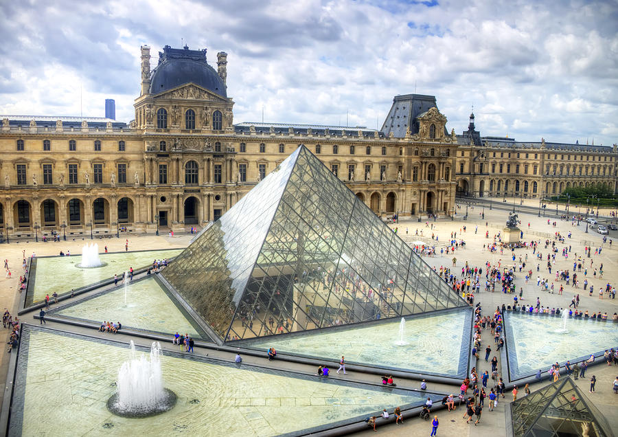 Louvre  Photograph by Gouzel -