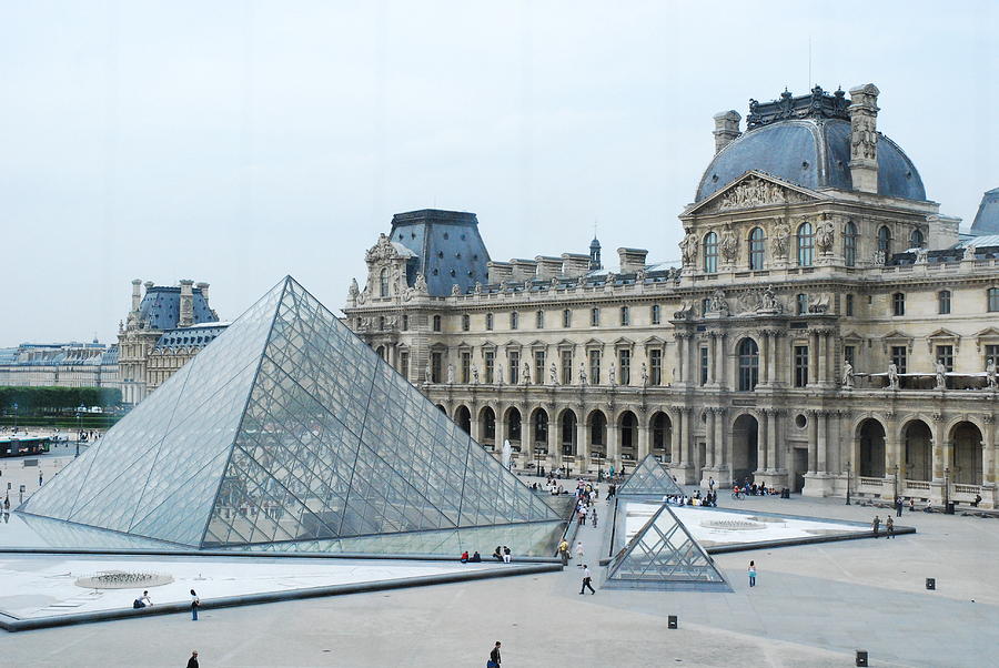 Paris Photograph - Louvre in Paris by David Taylor