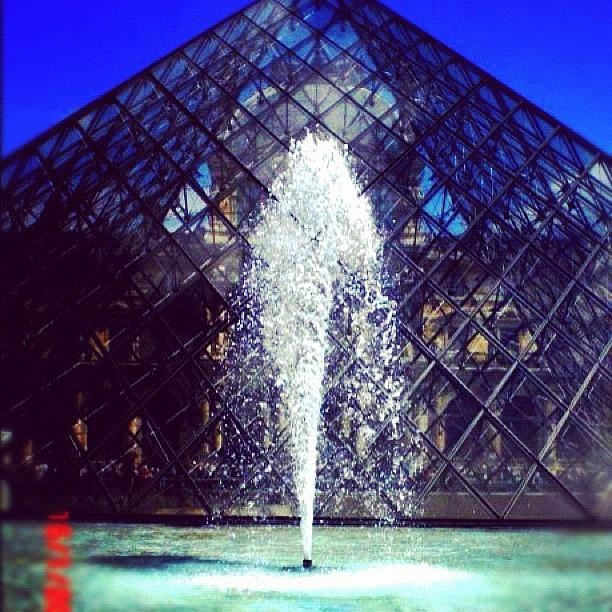 Louvre Photograph - #louvre #museum #france #paris #windows by CactusPete AZ