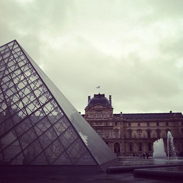 Paris Photograph - Louvre #paris #travel by Bryn Miyahara