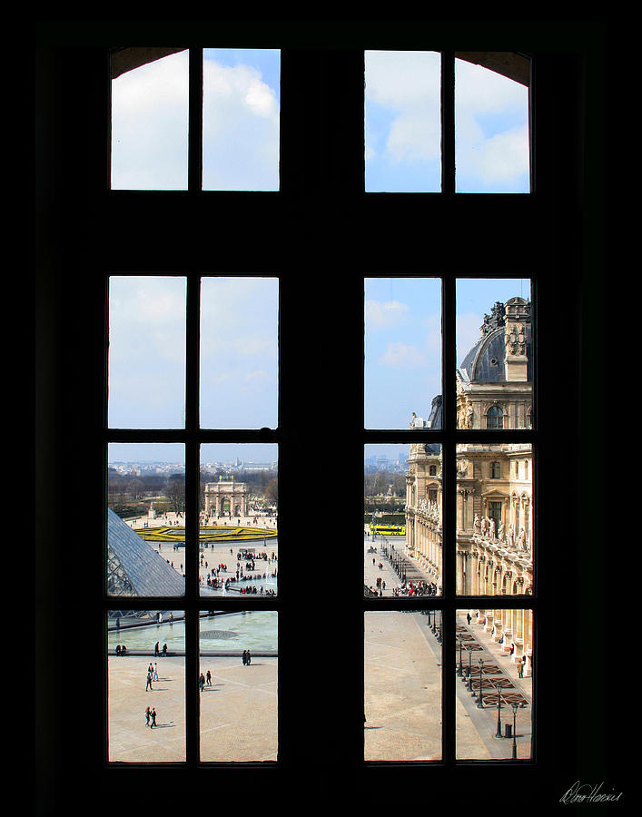 Louvre Photograph - Louvre Window by Diana Haronis