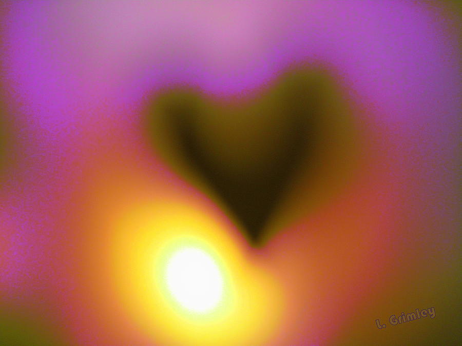 Love and Light Digital Art by Lessandra Grimley