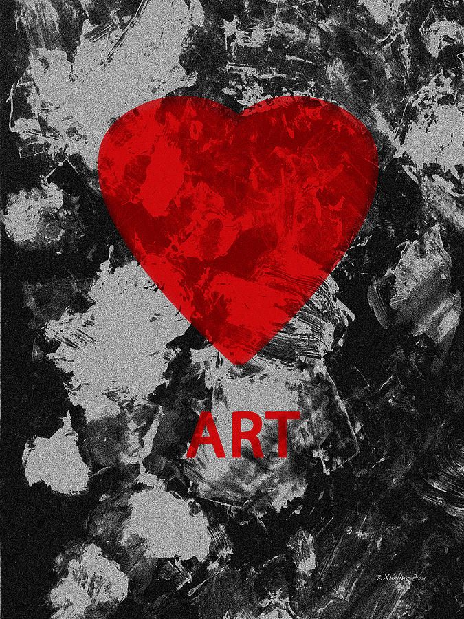 Love Art 2 Digital Art by Xueling Zou