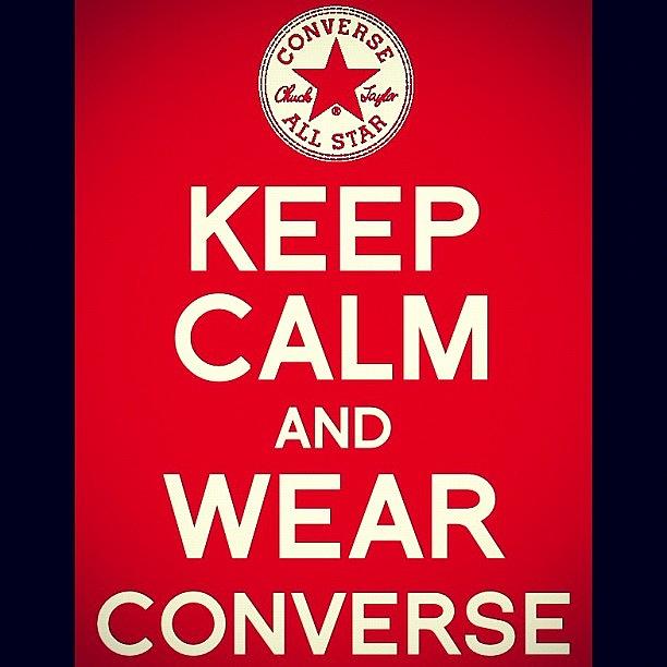 Converse Photograph - Love #converse by Champagne Papi