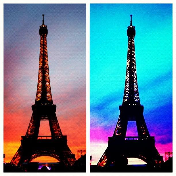 Paris Photograph - Love. #eiffeltower #paris #france by Jen Hernandez