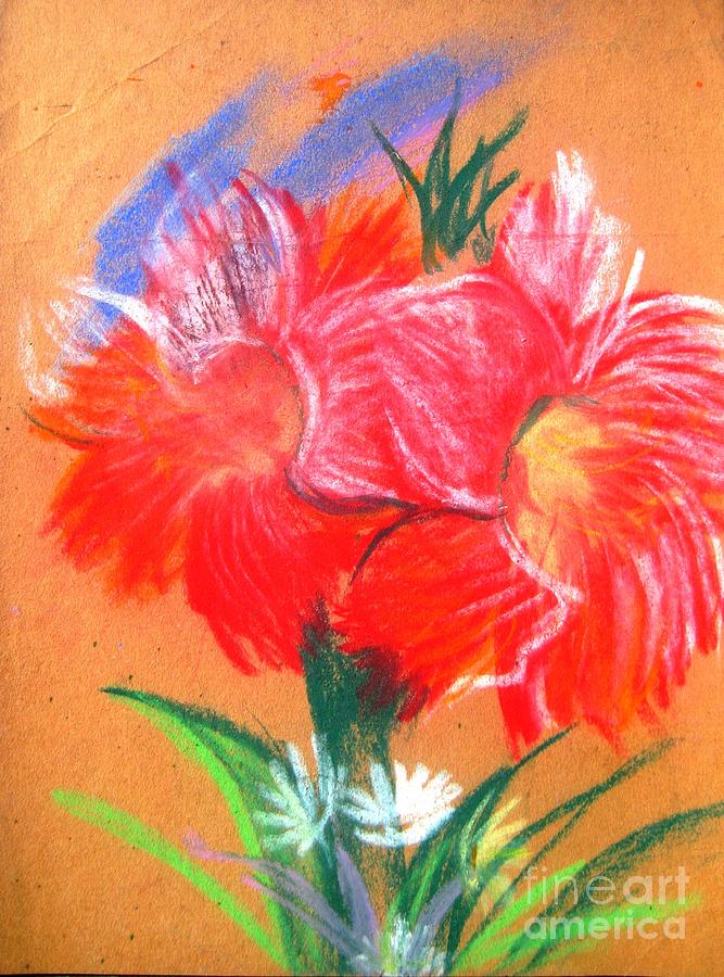 love Flowers Painting by Duygu Kivanc