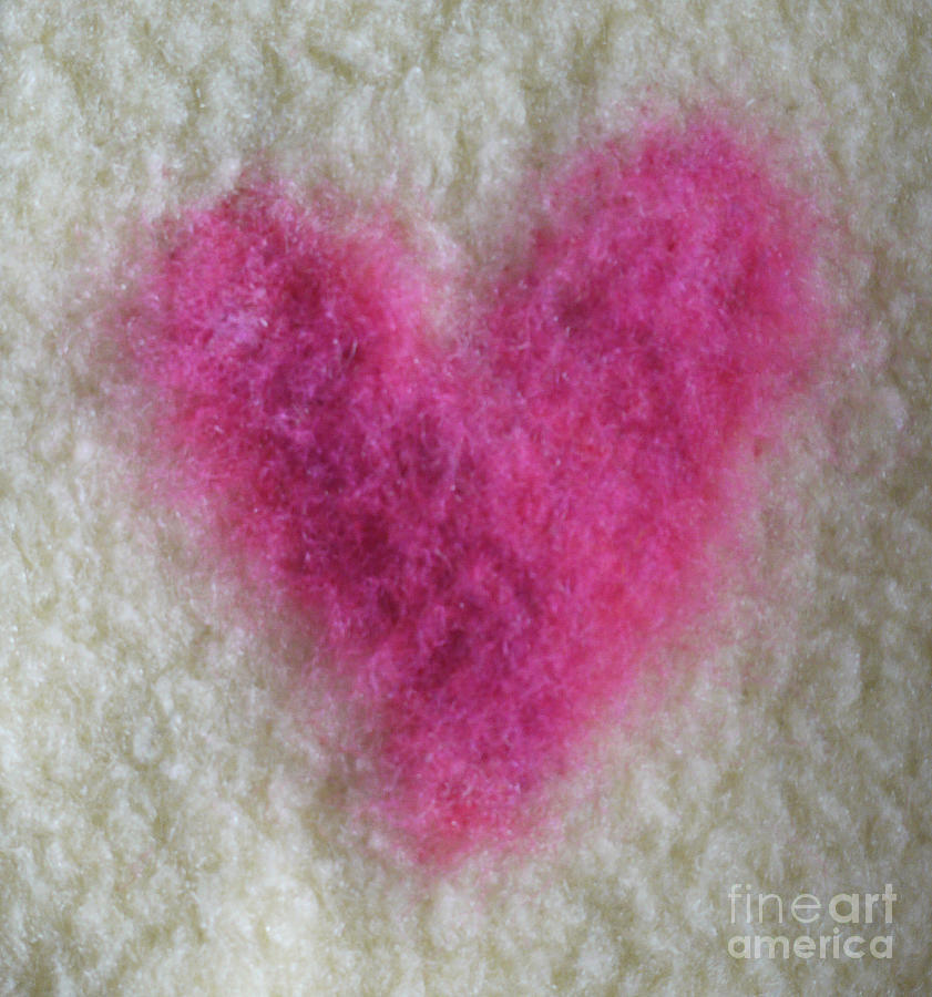 Love Heart  Tapestry - Textile by Heather Hennick