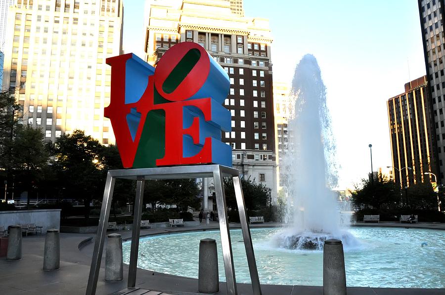 Philadelphia Photograph - Love Is ..... A Four Letter Word by Bill Cannon