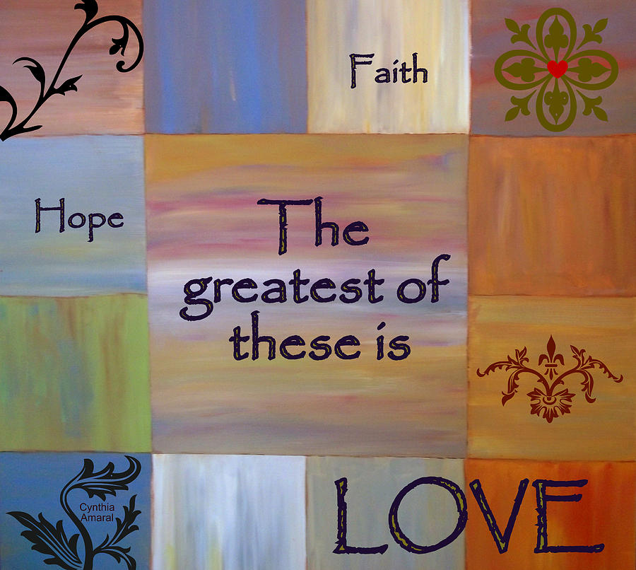 Jesus Christ Painting - Love is Everything by Cynthia Amaral