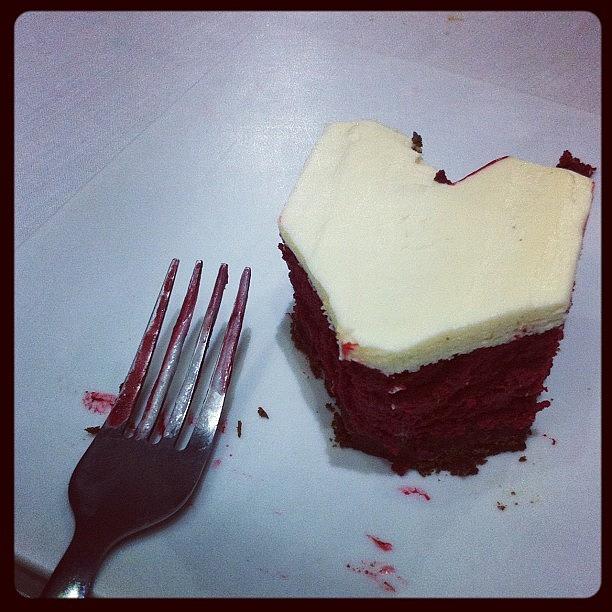 Love Is.. Red Velvet Cheesecake! Photograph by Aliya Zin