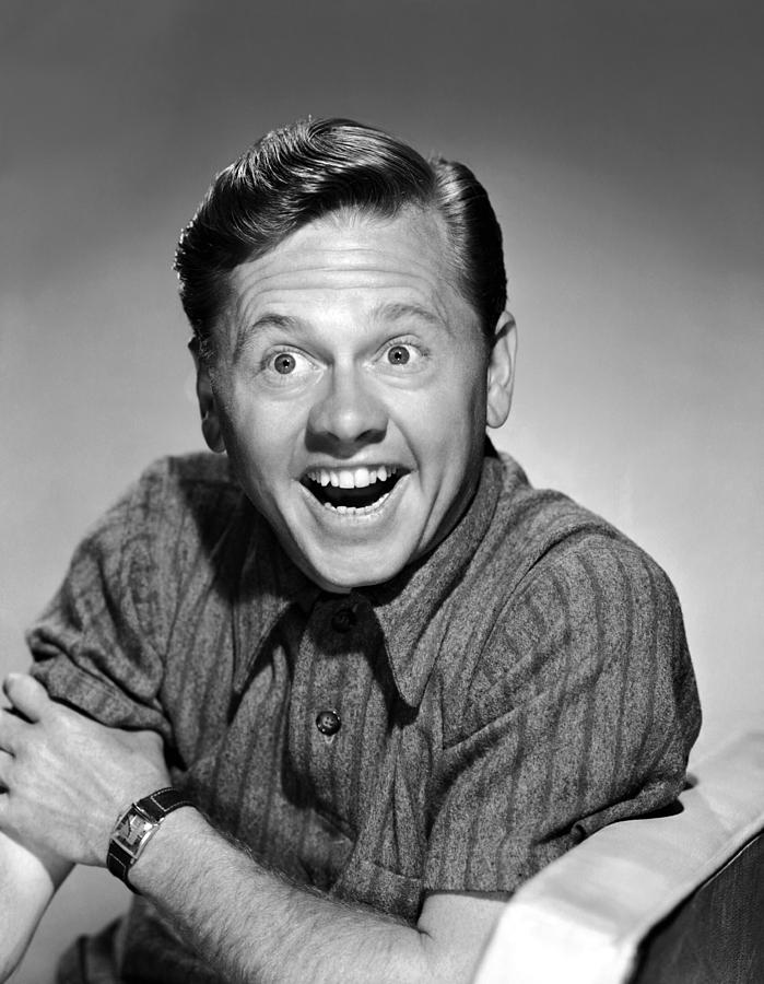 Movie Photograph - Love Laughs At Andy Hardy, Mickey by Everett