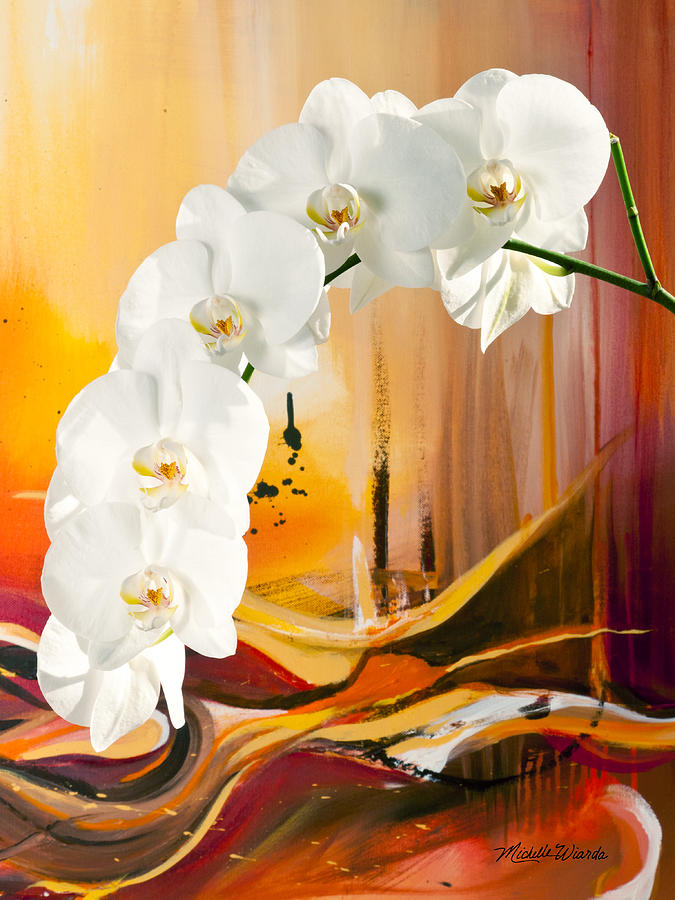 Orchid Photograph - Love Light by Michelle Constantine