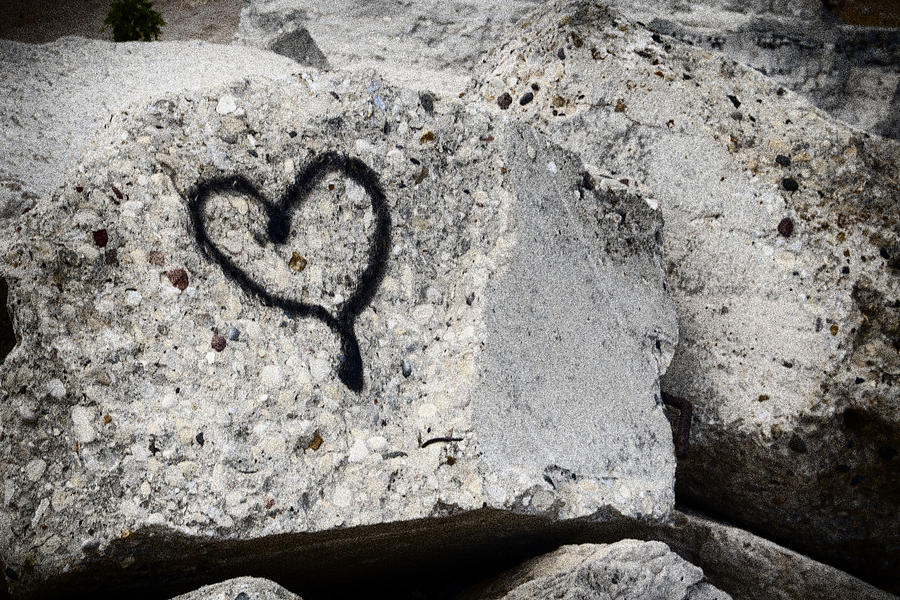 Love on the Rocks Photograph by Joan Carroll