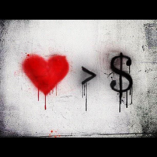 Love Photograph - Love Over Money by Delaney Foley