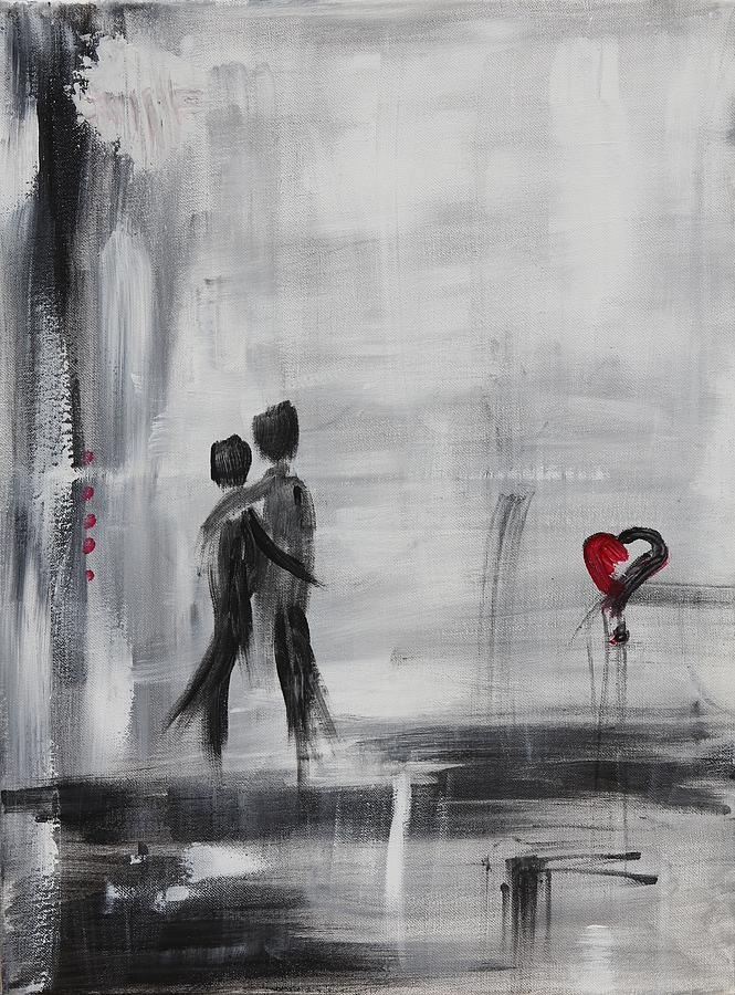 Love Story 1 Painting by Sladjana Lazarevic
